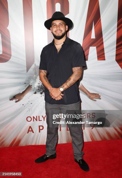 Robert Nava is seen at the "Abigail" special screening at Silverspot Cinema - Downtown Miami on April 8, 2024 in Miami, Florida.