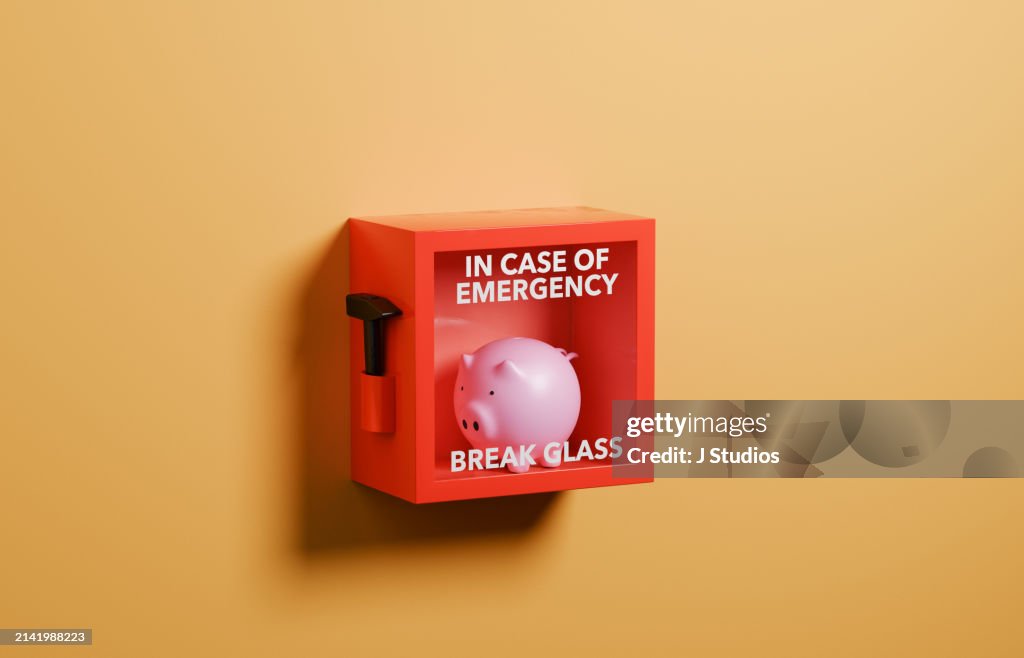 Emergency savings concept