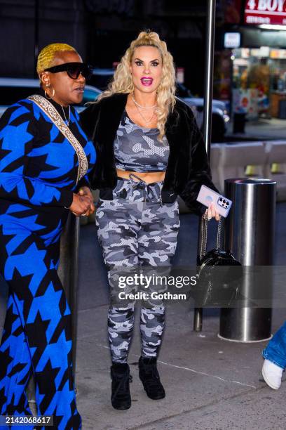 Coco Austin is seen attending an Olivia Rodrigo concert at Madison Square Garden on April 05, 2024 in New York City.