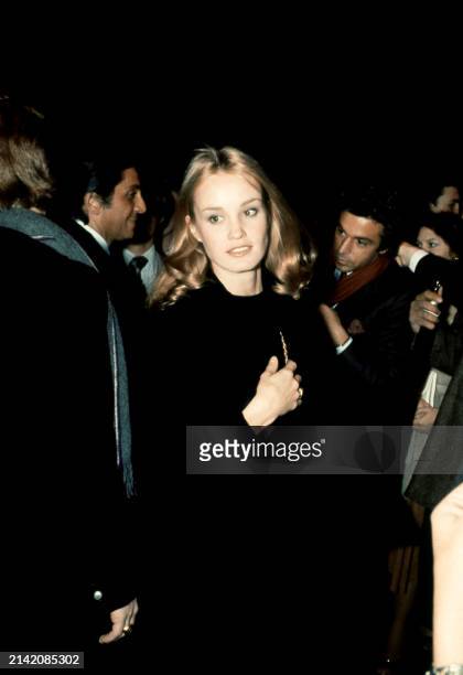 American actress Jessica Lange arrives at the Pre-Thanksgiving party at the Manhattan nightclub and disco Studio 54 in New York, New York, November...