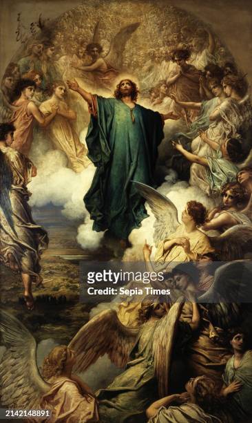 The Ascension, Doré, Gustave, Painter, In 1879, 19th century, Rez-de-Jardin Room 06, Peinture, Tableau, Peinture a l'huile, Toile , Dimensions -...