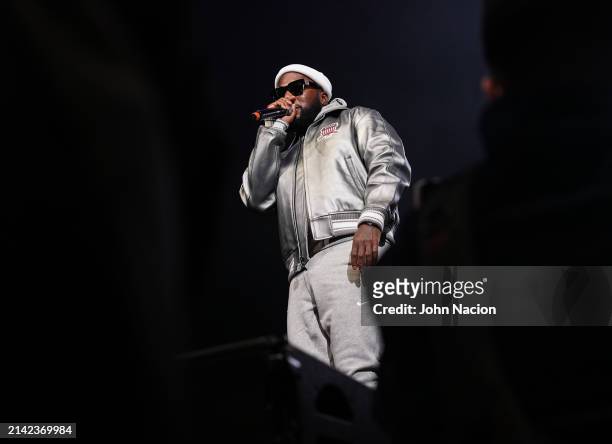 Jeezy performs for April Fools Comedy Jam at Barclays Center on April 05, 2024 in New York City.