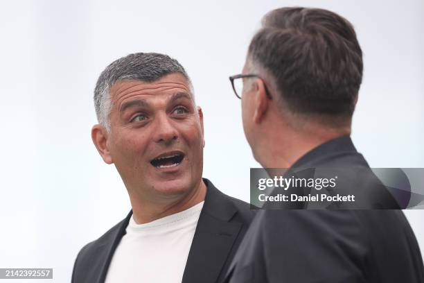 Western United head coach John Aloisi is seen before the A-League Men round 23 match between Western United and Macarthur FC at Regional Football...