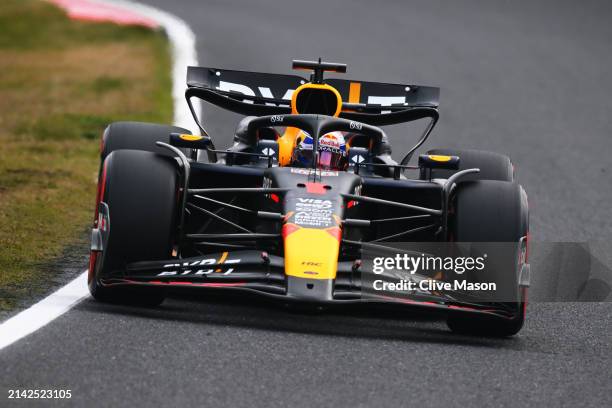 Max Verstappen of the Netherlands driving the Oracle Red Bull Racing RB20 on track during qualifying ahead of the F1 Grand Prix of Japan at Suzuka...