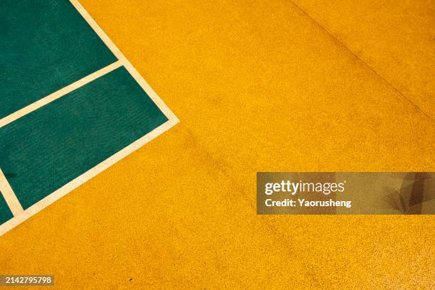 close up of basketball court lines - sports court lines stock pictures, royalty-free photos & images