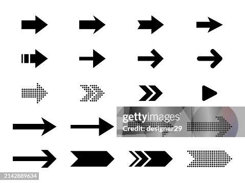 Arrow Icon Set. Pointer and Cursor Collection Vector Design. Arrow Icon Set. Pointer and Cursor Collection Vector Design.