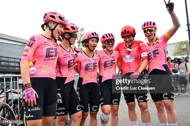 General view of Alison Jackson of Canada, Letizia Borghesi of Italy, Lotta Henttala of Finland, Nina Kessler of The Netherlands, Coryn Labecki of...