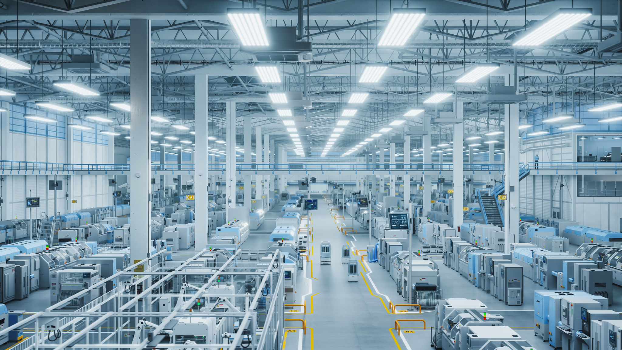 industrial robots factory