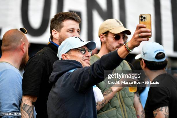 Stefan Radu former SS Lazio players is seen in the tribune prior the Serie A TIM match between AS Roma and SS Lazio - Serie A TIM at Stadio Olimpico...