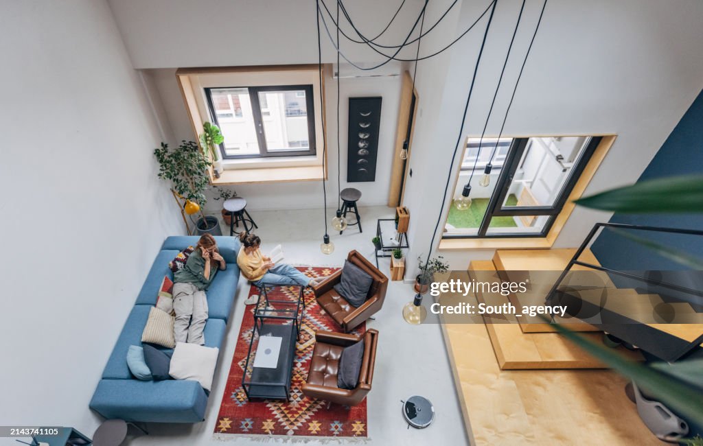 Cozy afternoon at home