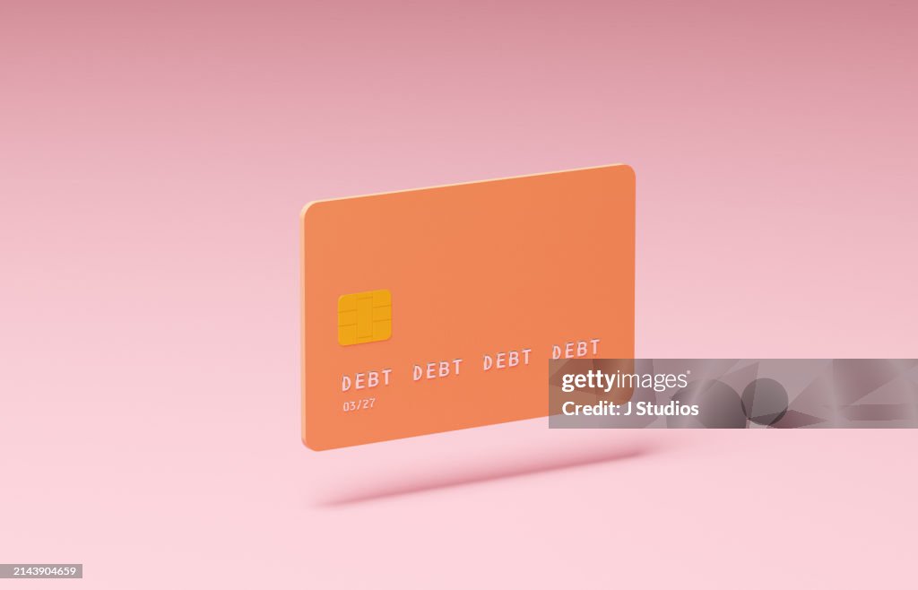 Credit card spelling debt instead of numbers