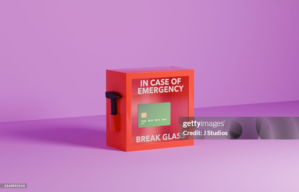 Emergency credit card concept