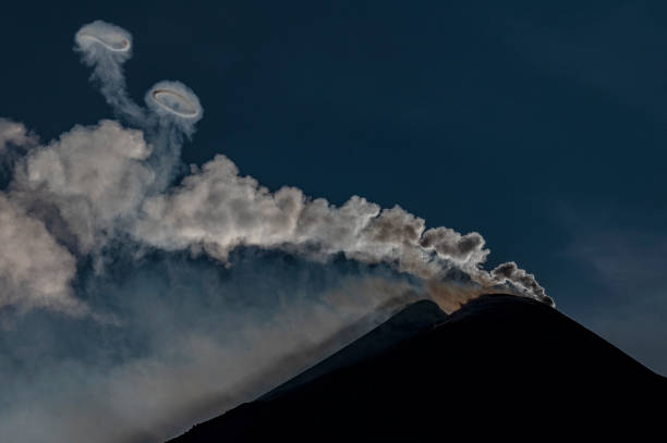 ITA: Mount Etna Emits Smoke