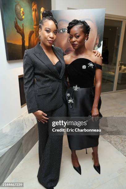 Chinonye Chukwu and Danielle Deadwyler see at TILL special screening hosted by Courtney B. Vance and Civil Rights Attorney Ben Crump, Los Angeles,...