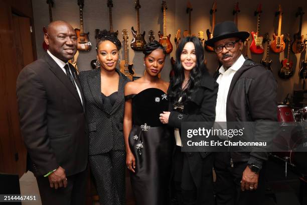 Civil Rights Attorney Ben Crump, Chinonye Chukwu, Danielle Deadwyler, Cher and Courtney B. Vance see at TILL special screening hosted by Courtney B....