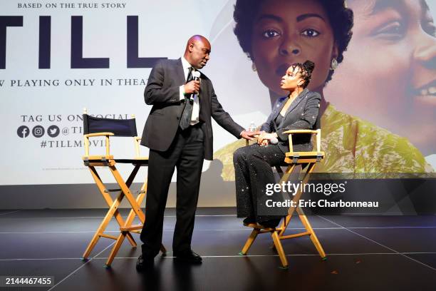 Civil Rights Attorney Ben Crump and Chinonye Chukwu see at TILL special screening hosted by Courtney B. Vance and Civil Rights Attorney Ben Crump,...