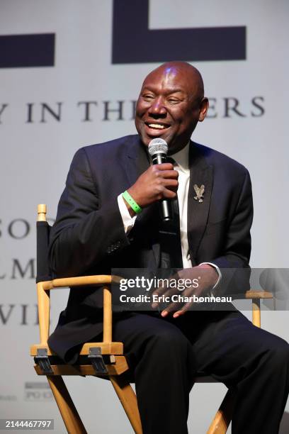 Civil Rights Attorney Ben Crump and Chinonye Chukwu see at TILL special screening hosted by Courtney B. Vance and Civil Rights Attorney Ben Crump,...