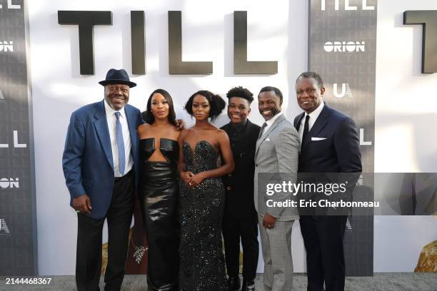 Frankie Faison, Chinonye Chukwu, Danielle Deadwyler, Jalyn Hall, Sean Patrick Thomas, John Douglas Thompson see at TILL Los Angeles Premiere, Los...