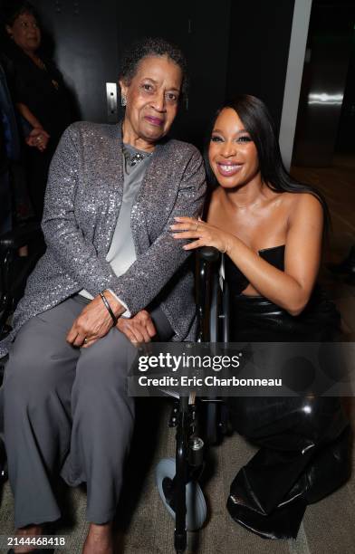 Myrlie Evers-Williams, Chinonye Chukwu, Director/Writer/Executive Producer see at TILL Los Angeles Premiere, Los Angeles, CA, USA - 8 Oct 2022