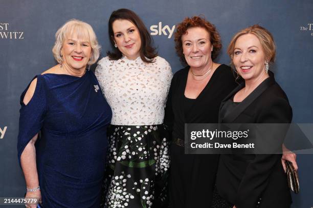 Heather Morris, Melanie Lynskey, Jacquelin Perske and Claire Mundell attend the Gala Screening of Sky Original "The Tattooist Of Auschwitz" at BAFTA...