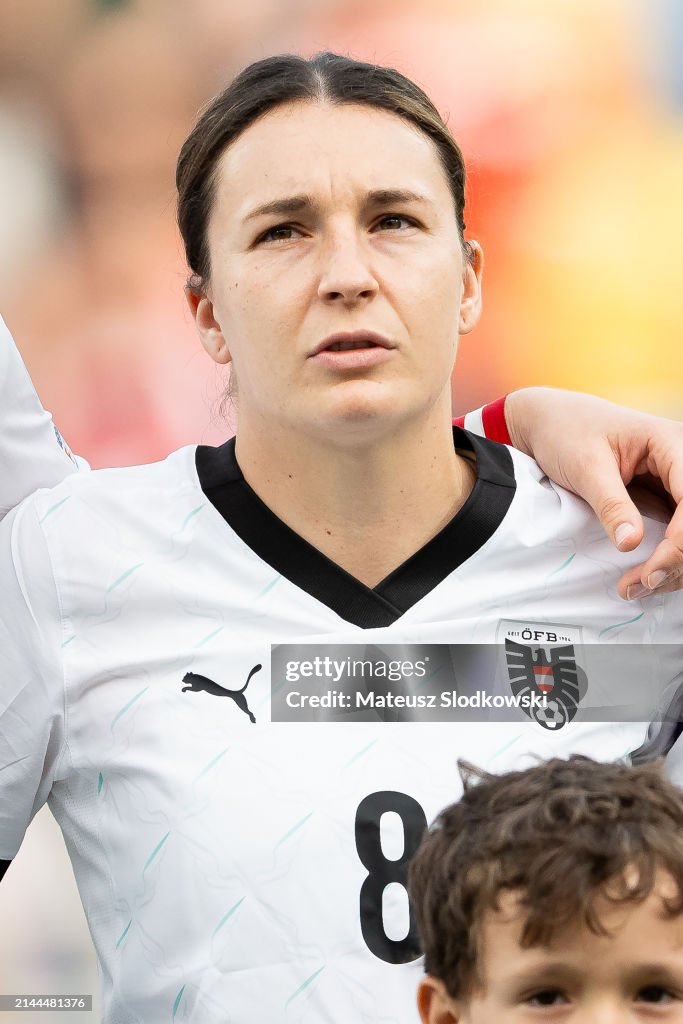 Barbara Dunst of Austria looks on during the UEFA Euro 2025 Women's