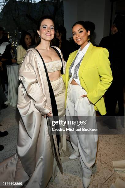 Sophia Bush and Lilly Singh at the Fashion Trust U.S. 2024 Awards held on April 9, 2024 in Beverly Hills, California.