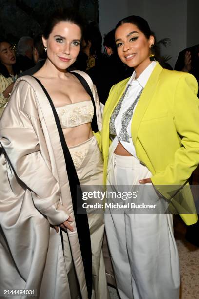 Sophia Bush and Lilly Singh at the Fashion Trust U.S. 2024 Awards held on April 9, 2024 in Beverly Hills, California.