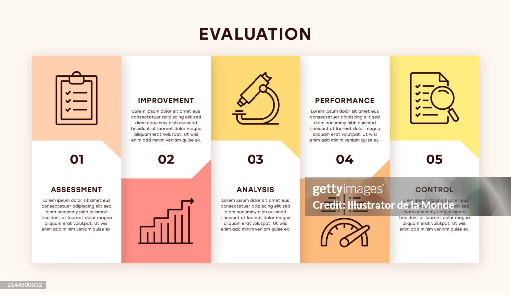 Program Evaluation Infographic Report.pdf Evaluation Infographic Design High-Res Vector Graphic - Getty Images