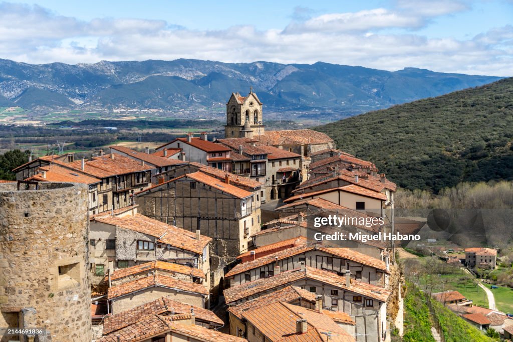 View from the top of the village of Frías, Burgos.