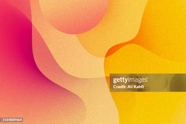abstract colorful background. grainy background style - orange geometric pattern stock illustrations
