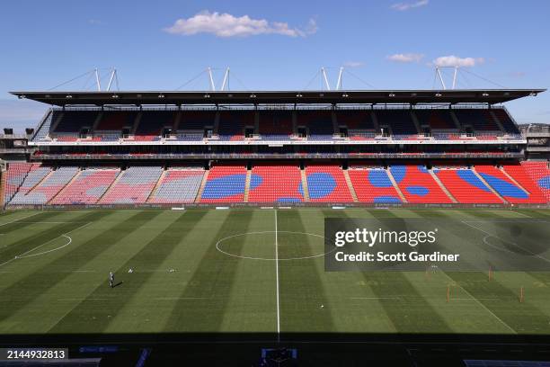 General view of McDonald Jones Stadium during the A-League Men round 23 match between Newcastle Jets and Sydney FC at McDonald Jones Stadium, on...