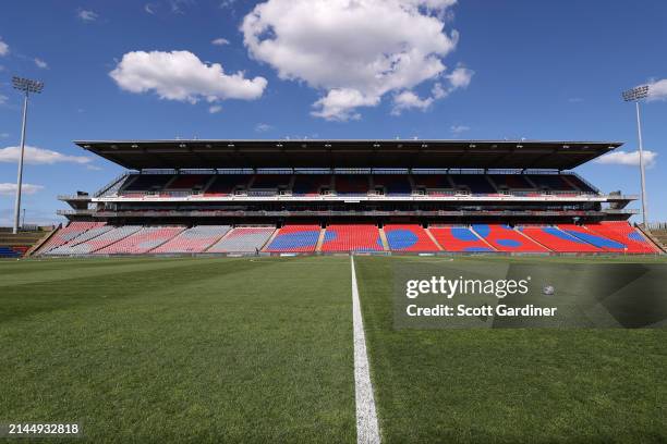 General view of McDonald Jones Stadium during the A-League Men round 23 match between Newcastle Jets and Sydney FC at McDonald Jones Stadium, on...