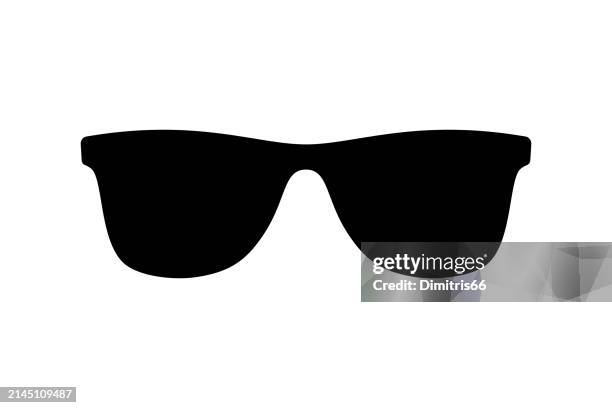 glasses icon - sunny stock illustrations