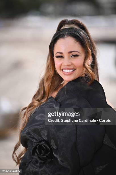 Vanessa Morgan attends the "Wild Cards" Photocall during the 7th Canneseries International Festival on April 07, 2024 in Cannes, France.