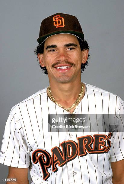 Benito Santiago of the San Diego Padres poses for a portrait during News  Photo - Getty Images
