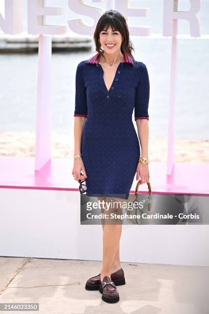 Nolwenn Leroy attends the "Brocéliande" Photocall during the 7th Canneseries International Festival on April 07, 2024 in Cannes, France.