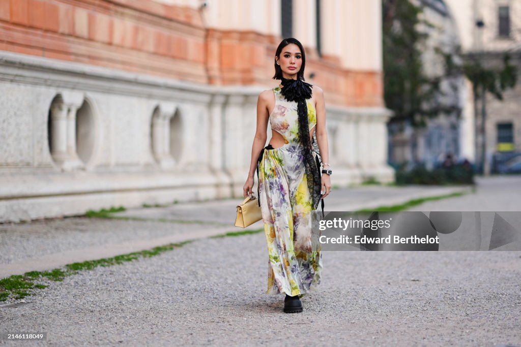Street Style - Day 2 - Milan Fashion Week - Womenswear Fall/Winter 2024-2025