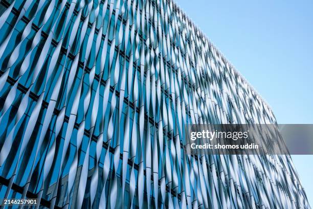 wall features of an office building in central london - corporate building close up stock pictures, royalty-free photos & images