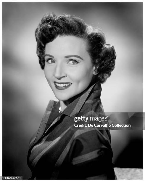 Publicity portrait of actor Betty White in a publicity shot taken for her daytime talk show 'The Betty White Show' United States.