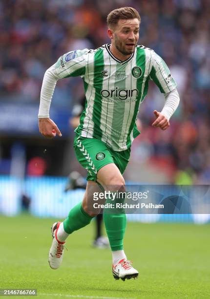 Matt Butcher of Wycombe Wanderers in action during the match between Peterborough United v Wycombe Wanderers in the Bristol Street Motors Trophy...