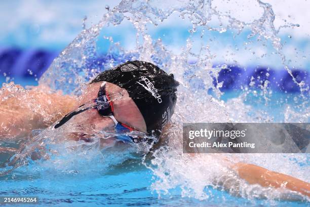 Duncan Scott of University of Stirling competes in the Men's 200m Freestyle Paris - Final during day six of the British Swimming Championships 2024...