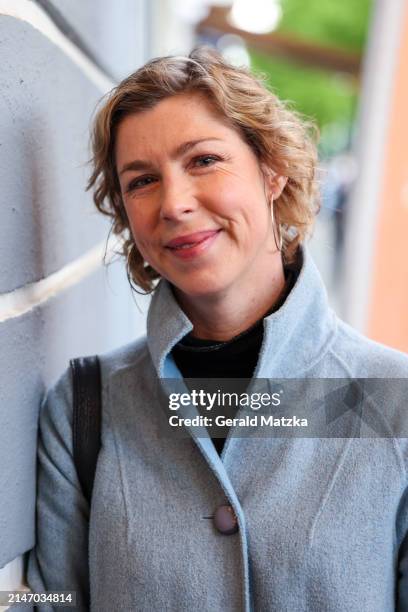 Brigitte Zeh attends the achtung berlin 2024 festival opening at Filmtheater Colosseum on April 10, 2024 in Berlin, Germany.