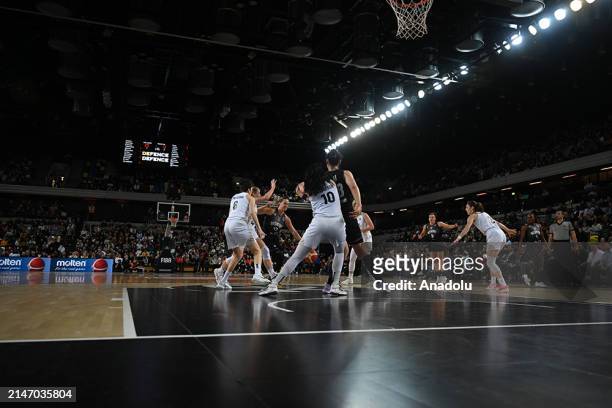 EuroCup Women final game is held between London Lions and Besiktas BOA on April 10, 2024 at Copper Box Arena in London, United Kingdom.