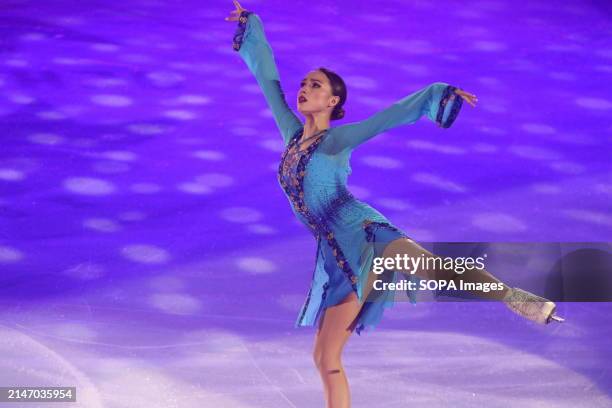 Alina Zagitova, athlete performs in the second part of the figure skating program during the Ice Show of the Eteri Tutberidze team - Champions on Ice...