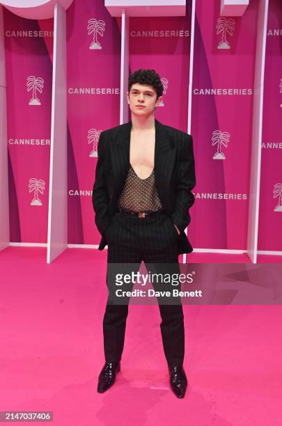 Noah Jupe attends the Global Premiere of "Franklin" during CANNESERIES at Palais des Festivals on April 10, 2024 in Cannes, France. "Franklin"...