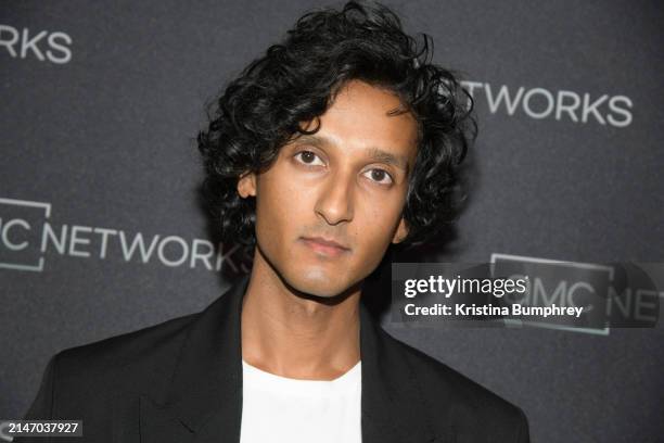 Assad Zaman at the AMC Networks 2024 Upfront Red Carpet held at Chelsea Factory on April 10, 2024 in New York City.
