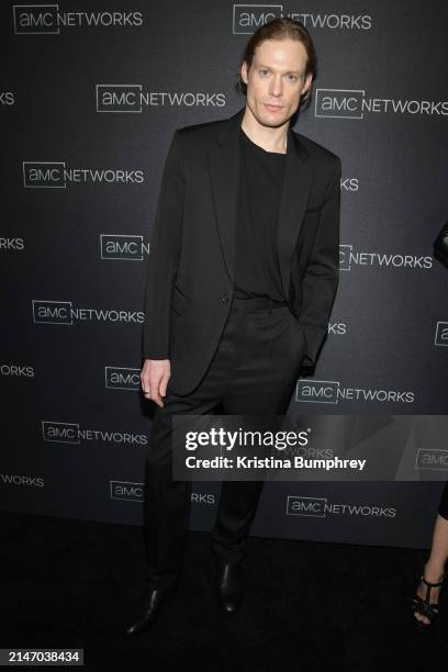 Sam Reid at the AMC Networks 2024 Upfront Red Carpet held at Chelsea Factory on April 10, 2024 in New York City.