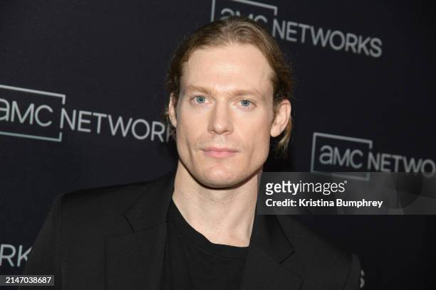 Sam Reid at the AMC Networks 2024 Upfront Red Carpet held at Chelsea Factory on April 10, 2024 in New York City.