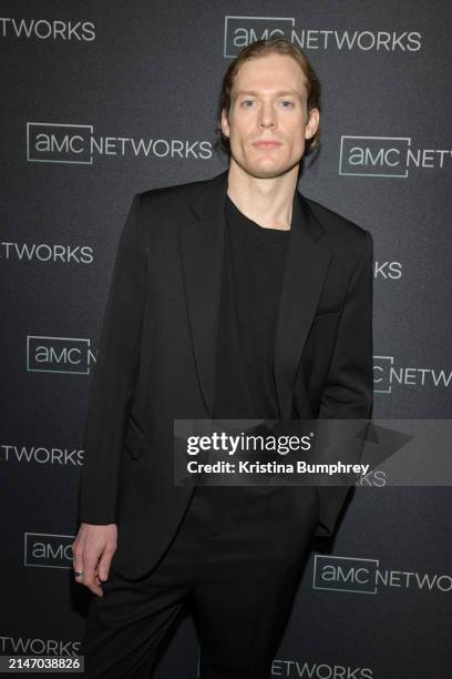 Sam Reid at the AMC Networks 2024 Upfront Red Carpet held at Chelsea Factory on April 10, 2024 in New York City.