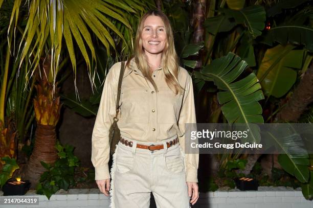 Dree Hemingway at the Isabel Marant 30th Anniversary brand celebration held at Chateau Marmont on April 10, 2024 in Los Angeles, California.